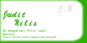 judit milis business card